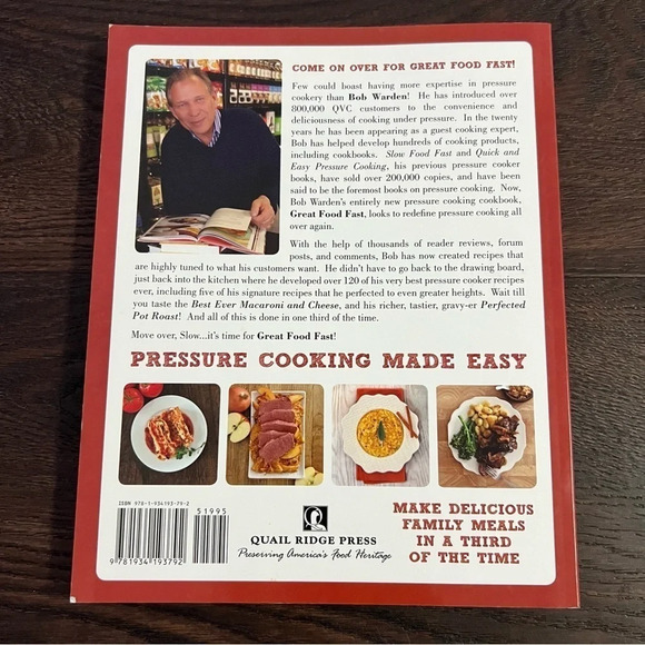 Great Food Fast: Bob Wardens Ultimate Pressure Cooker Recipes cookbook - Picture 3 of 3